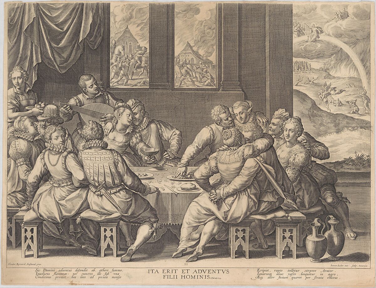 Mankind Awaiting the Last Judgement, Johann Sadeler I  Netherlandish, Engraving