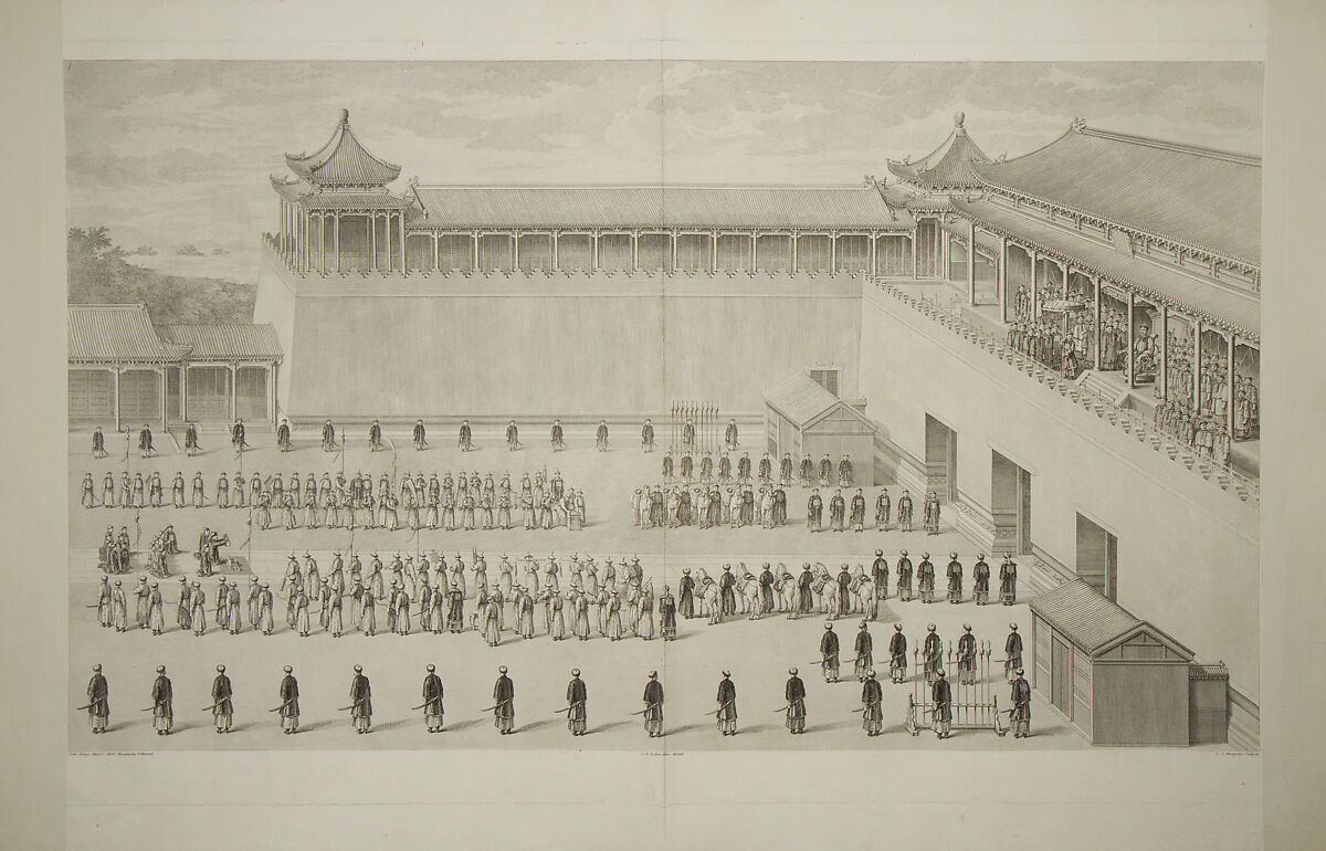 Prisoners Presented to the Emperor, Louis Joseph Masquelier (French, Cysoing 1741–1811 Paris), Etching and engraving 