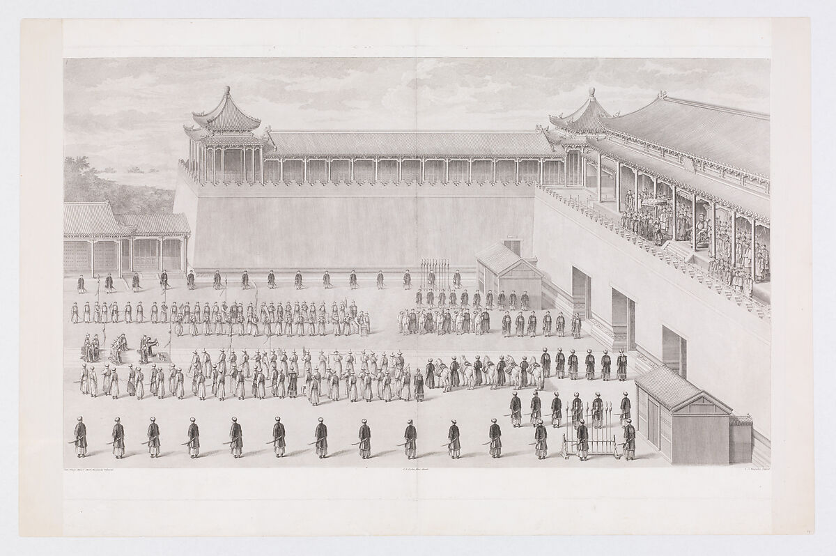 Prisoners Presented to the Emperor, Louis Joseph Masquelier (French, Cysoing 1741–1811 Paris), Etching and engraving