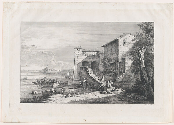 View of Old Customs House in Rome