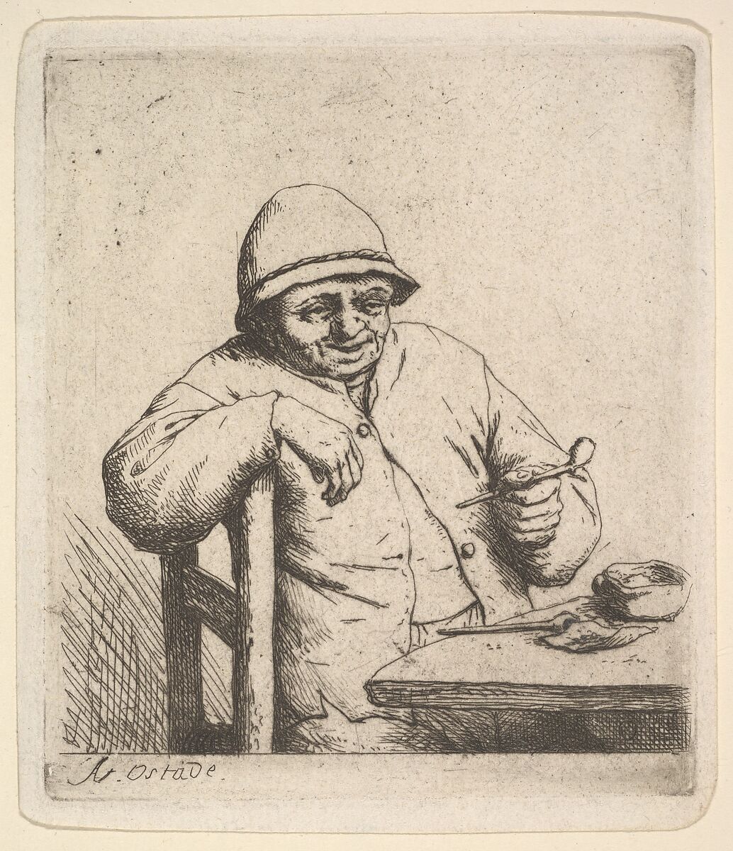 Adriaen van Ostade | Peasant with a Pipe | The Metropolitan Museum of Art