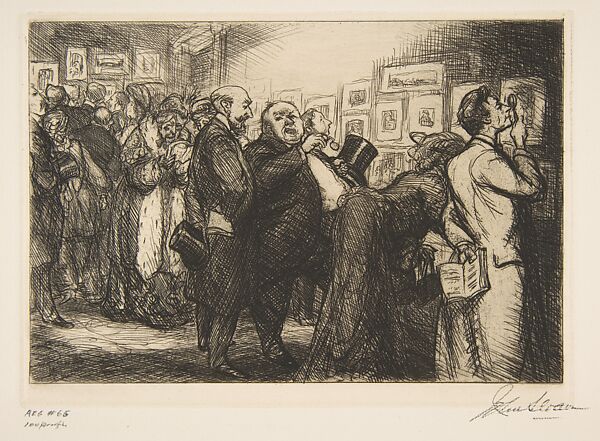 Connoisseurs of Prints, from "New York City Life", John Sloan (American, Lock Haven, Pennsylvania 1871–1951 Hanover, New Hampshire), Etching 