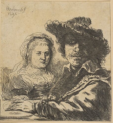 Rembrandt and his Wife (copy)