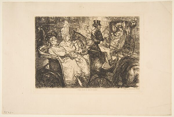 Fifth Avenue Critics, from "New York City Life", John Sloan (American, Lock Haven, Pennsylvania 1871–1951 Hanover, New Hampshire), Etching; eleventh state of eleven