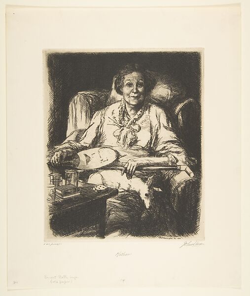 Mother, John Sloan (American, Lock Haven, Pennsylvania 1871–1951 Hanover, New Hampshire), Etching