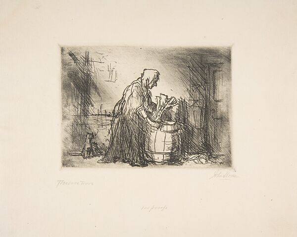 Treasure Trove, John Sloan (American, Lock Haven, Pennsylvania 1871–1951 Hanover, New Hampshire), Etching