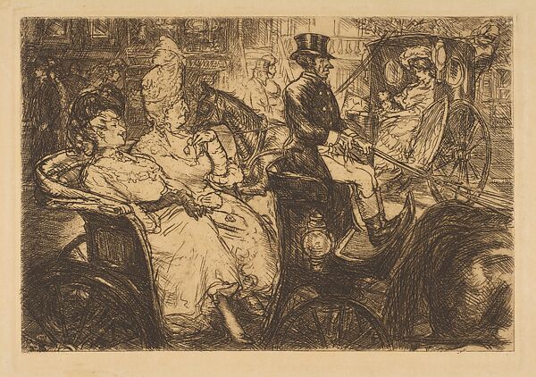 Fifth Avenue Critics, from "New York City Life", John Sloan (American, Lock Haven, Pennsylvania 1871–1951 Hanover, New Hampshire), Etching 