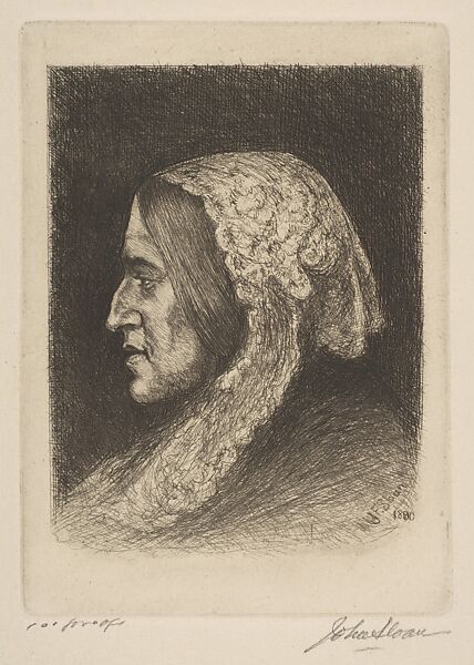 George Eliot, John Sloan (American, Lock Haven, Pennsylvania 1871–1951 Hanover, New Hampshire), Etching 