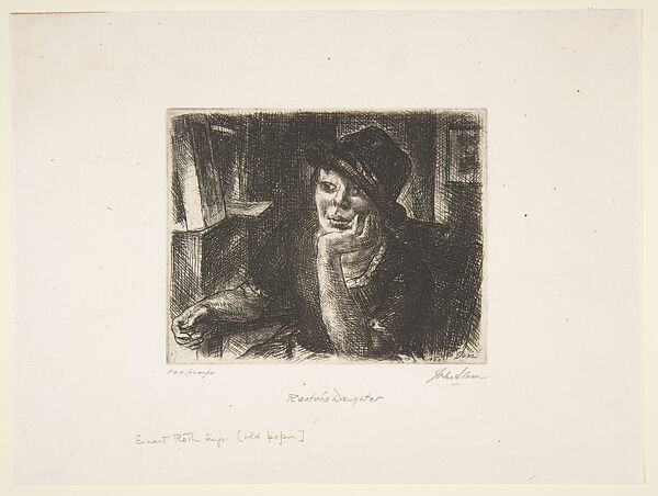 Rector's Daughter, John Sloan (American, Lock Haven, Pennsylvania 1871–1951 Hanover, New Hampshire), Etching