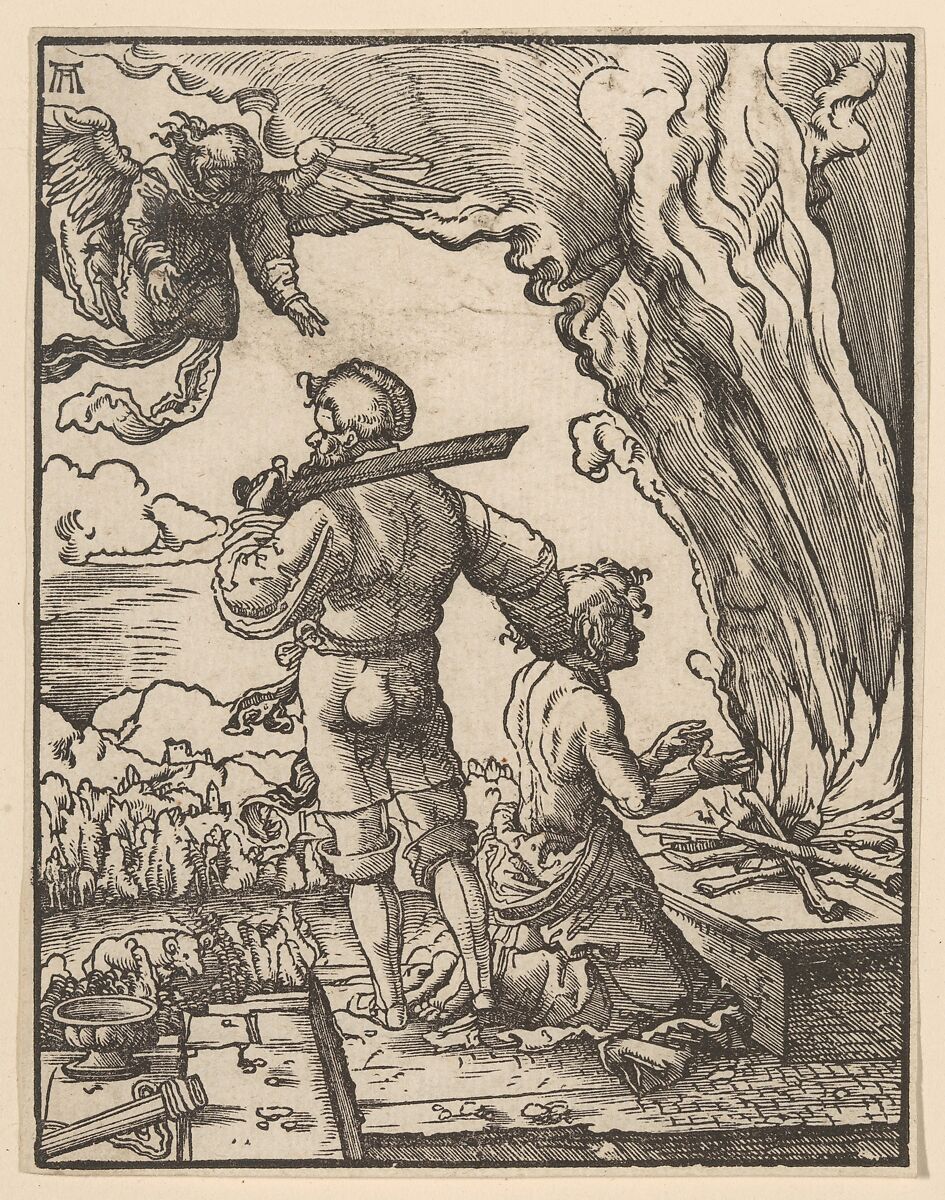 Abraham's Sacrifice, Albrecht Altdorfer (German, Regensburg ca. 1480–1538 Regensburg), Woodcut