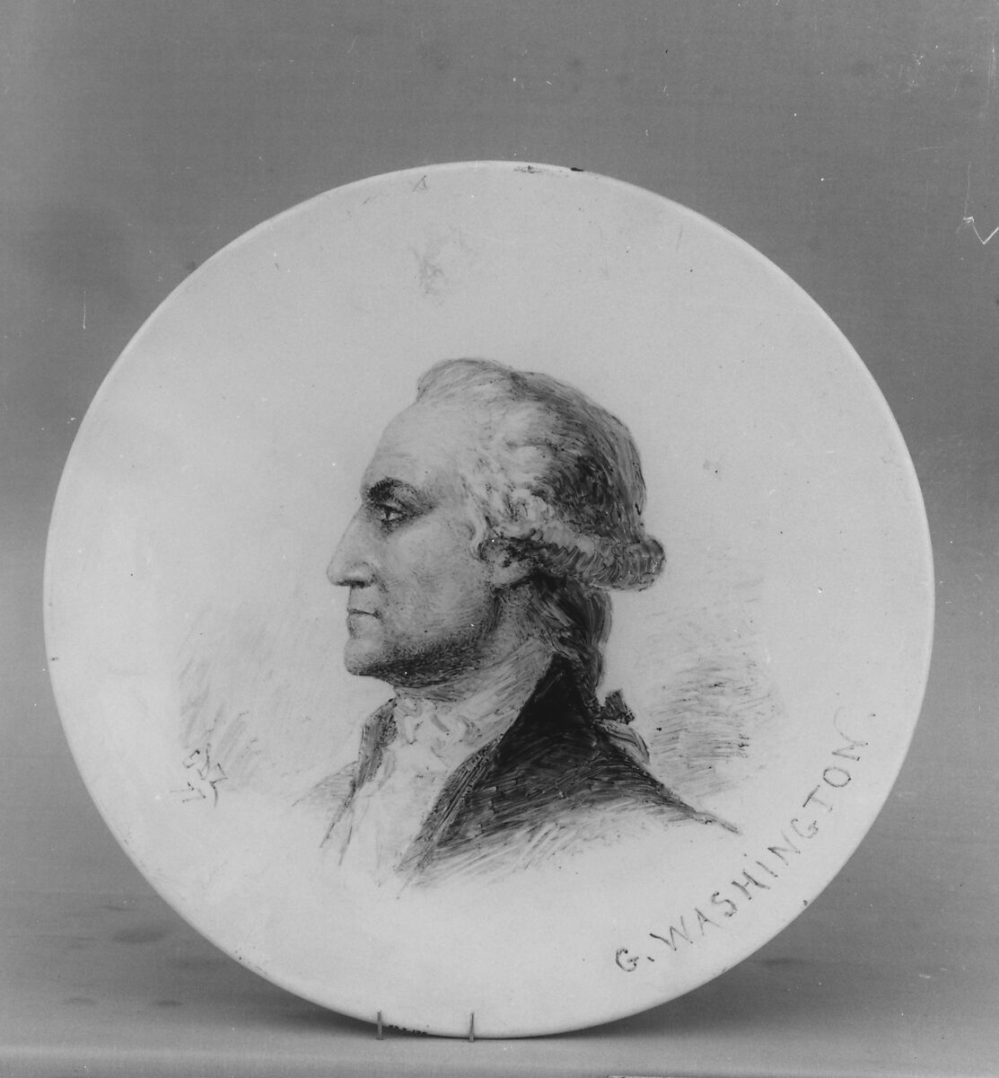 George Washington, Emile Dupont-Zipcy (1822–1885), Faience, French