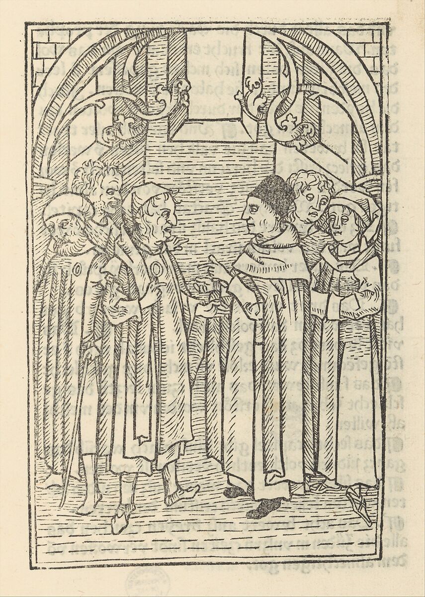 Page from "Stern des Meschiah", Anonymous, German, 15th century  German, Woodcut
