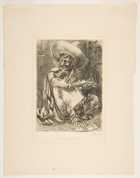 Seven Toed Pete, John Sloan (American, Lock Haven, Pennsylvania 1871–1951 Hanover, New Hampshire), Etching