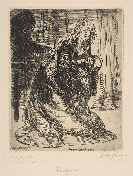 Rendezvous (large), John Sloan (American, Lock Haven, Pennsylvania 1871–1951 Hanover, New Hampshire), Etching 