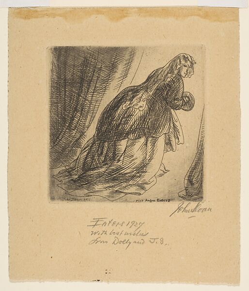 Rendezvous (small), John Sloan (American, Lock Haven, Pennsylvania 1871–1951 Hanover, New Hampshire), Etching
