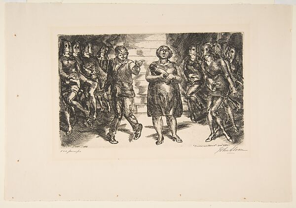 Frankie and Johnnie, John Sloan (American, Lock Haven, Pennsylvania 1871–1951 Hanover, New Hampshire), Etching