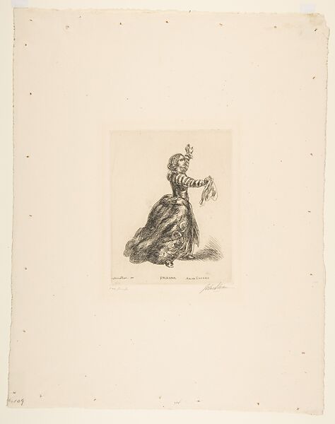 Pavanna, John Sloan (American, Lock Haven, Pennsylvania 1871–1951 Hanover, New Hampshire), Etching