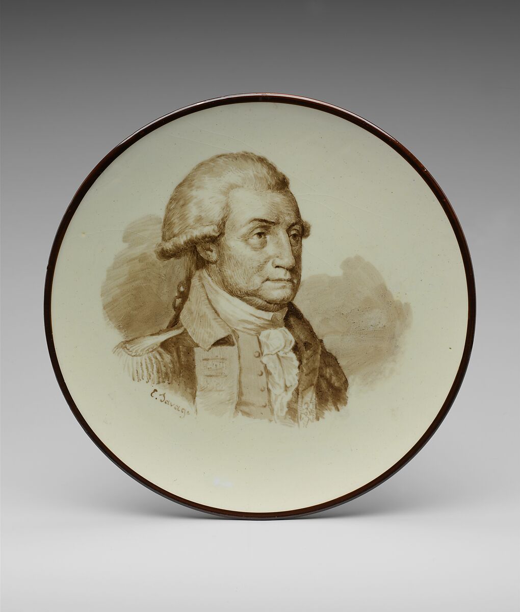 George Washington, Emile Dupont-Zipcy (1822–1885), Faience, French 