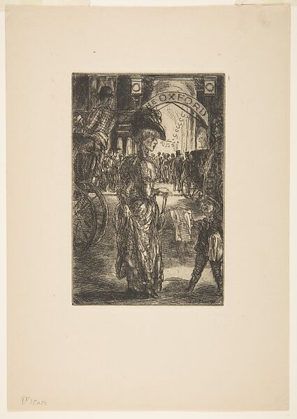 Of Human Bondage, Chapter 109, John Sloan (American, Lock Haven, Pennsylvania 1871–1951 Hanover, New Hampshire), Etching