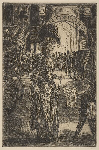 Of Human Bondage, Chapter 109, John Sloan (American, Lock Haven, Pennsylvania 1871–1951 Hanover, New Hampshire), Etching 