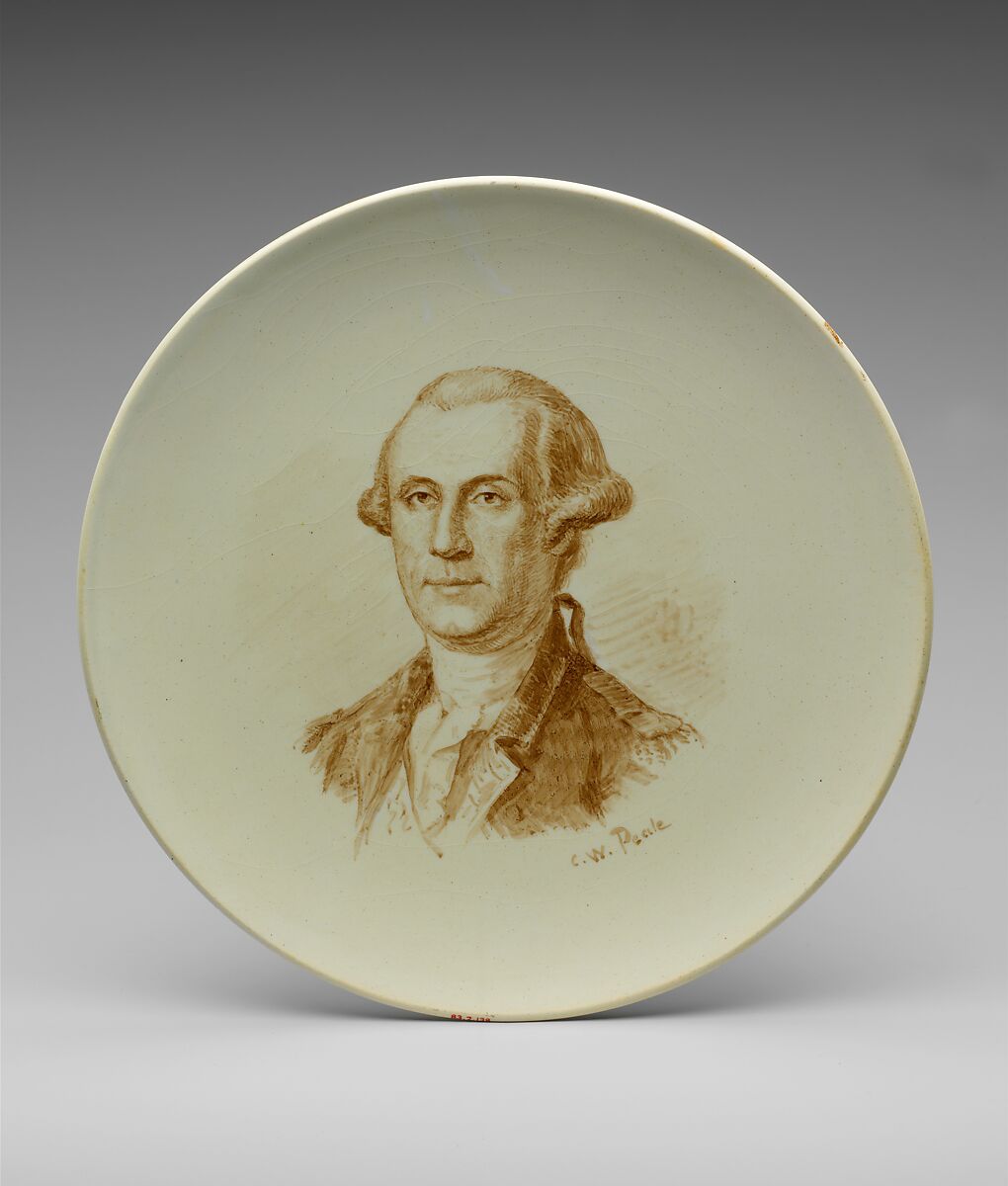 George Washington, Emile Dupont-Zipcy (1822–1885), Faience, French 