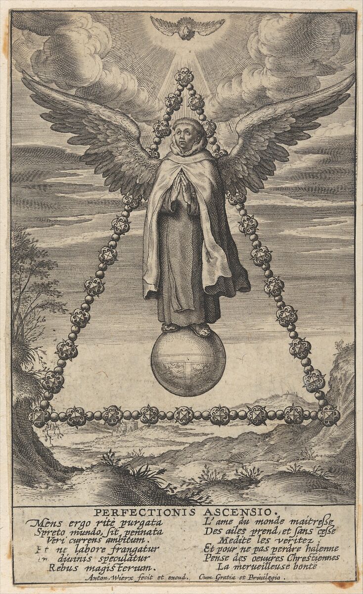 Perfectionis Ascensio from The Life of Saint John of the Cross, Antonius Wierix III (Dutch, 1596–1624), Engraving 
