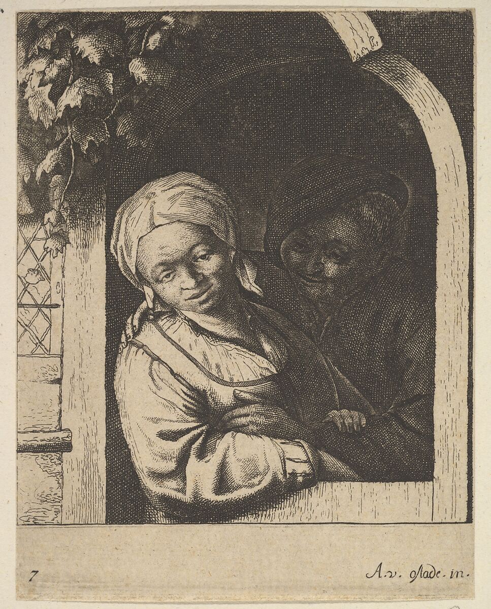 Village Girl, After Adriaen van Ostade (Dutch, Haarlem 1610–1685 Haarlem), Etching 