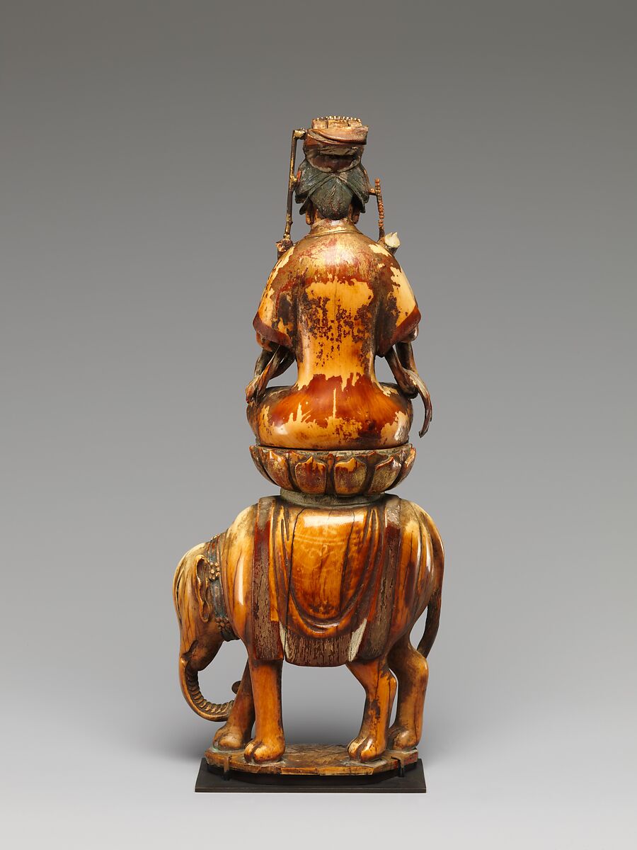 Bodhisattva Samantabhadra (Puxian), Mammoth ivory, China