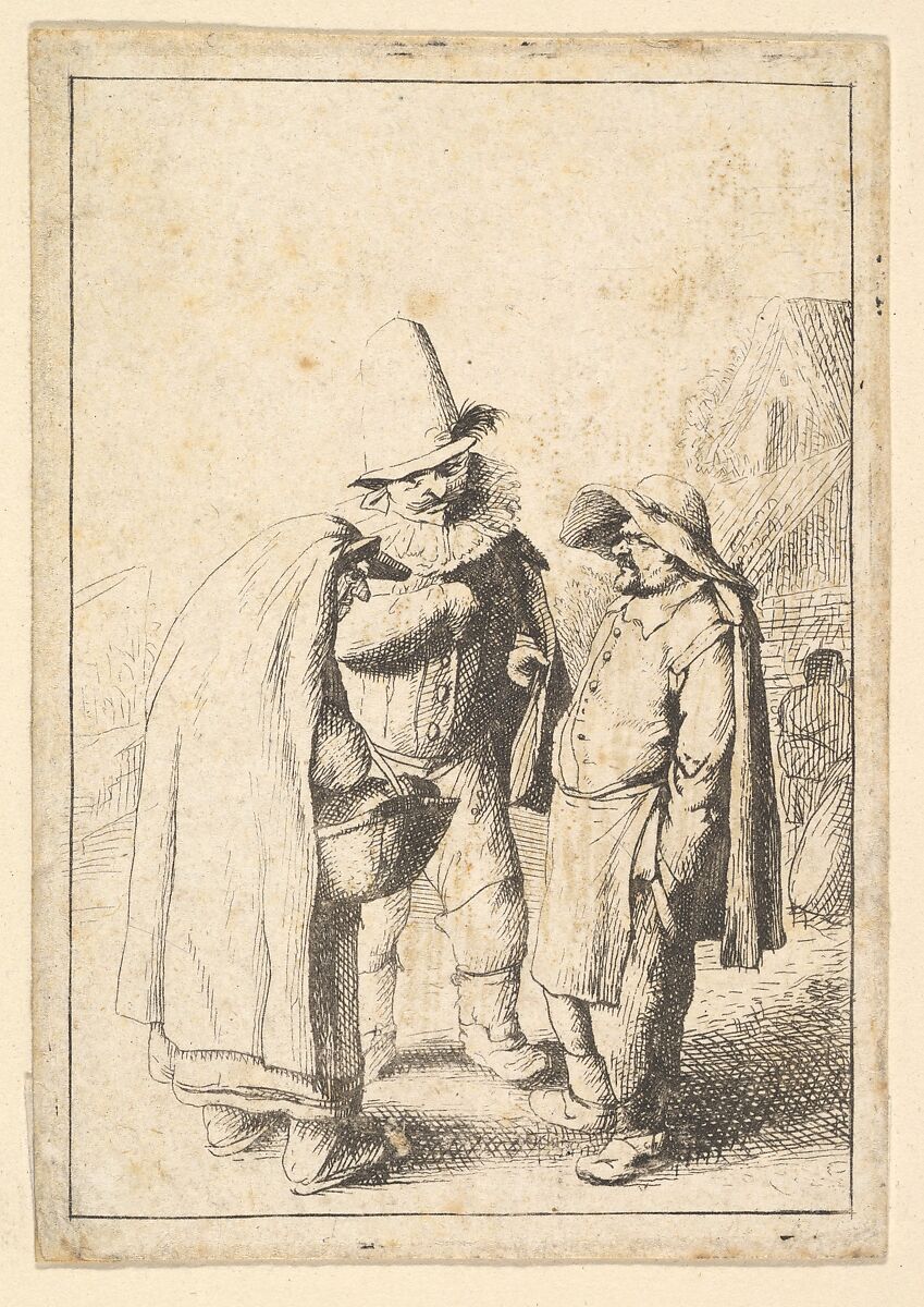 Grotesque Figures, After Adriaen van Ostade (Dutch, Haarlem 1610–1685 Haarlem), Etching 