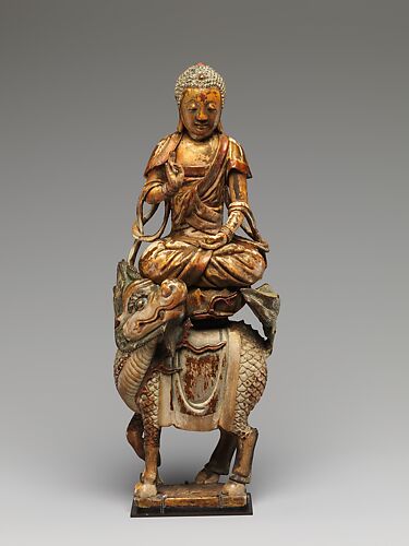 Buddha Shakyamuni with attendant bodhisattvas