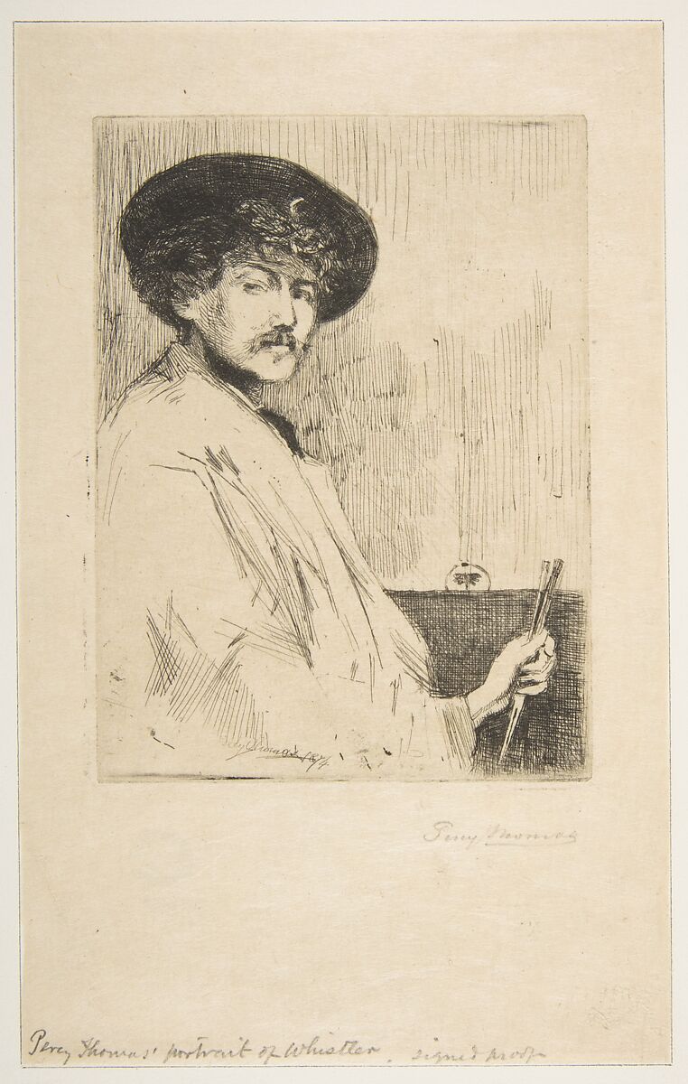 James McNeill Whistler, Percy Thomas (British, London 1846–1922 London), Etching; proof
