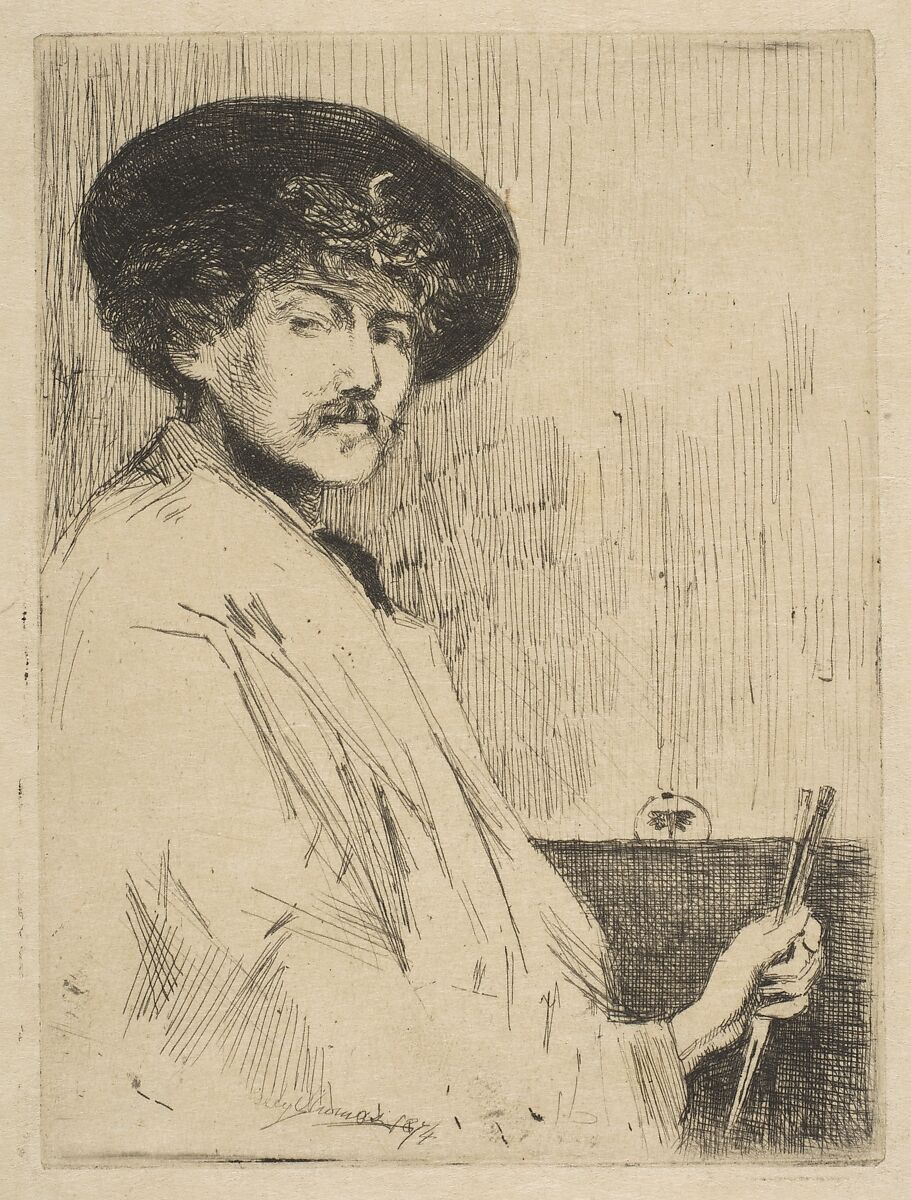 James McNeill Whistler, Percy Thomas (British, London 1846–1922 London), Etching; proof 