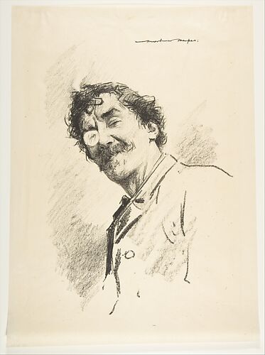 Monocle Right Eye, Portrait of J. M. Whistler