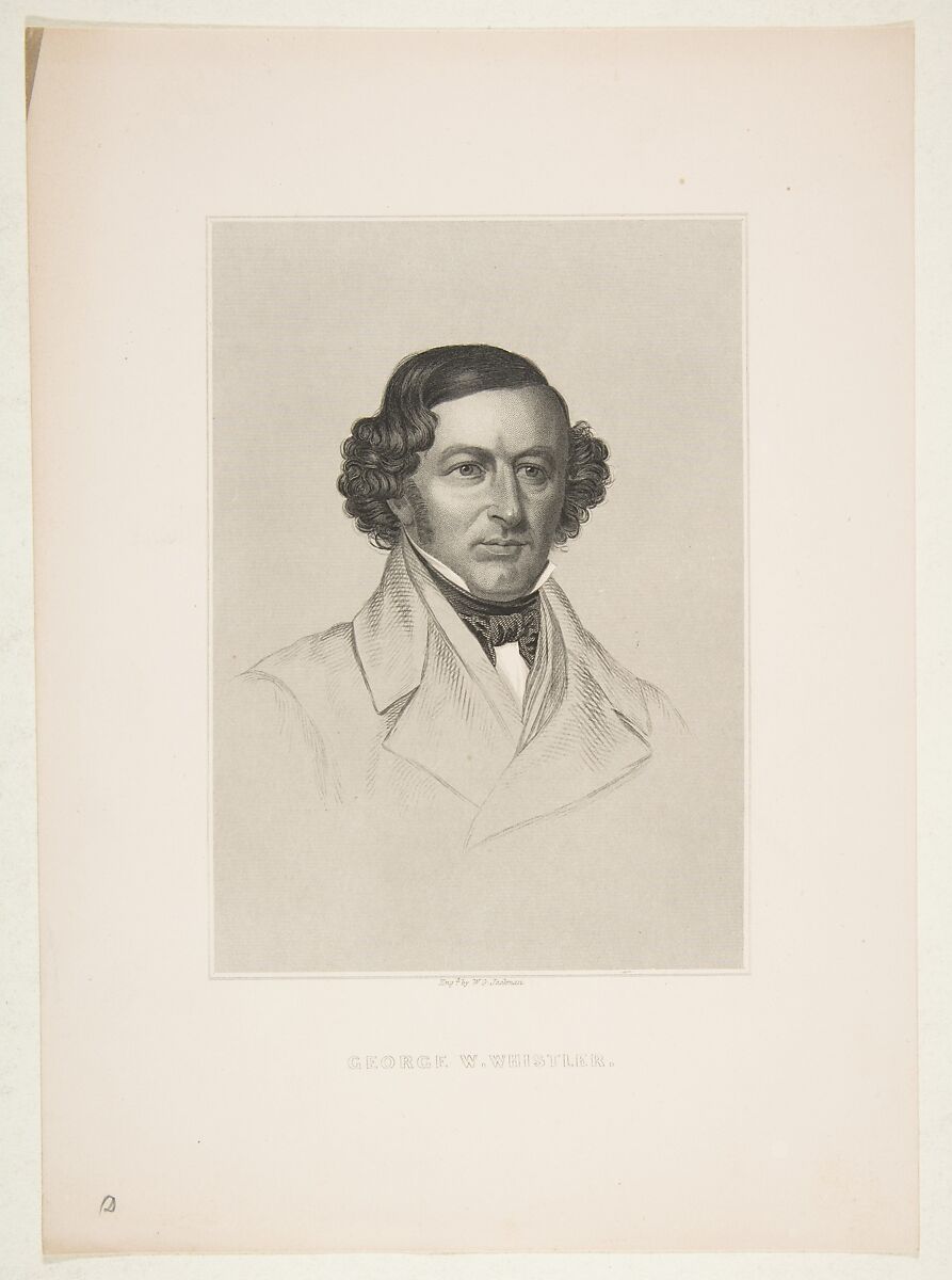 George W. Whistler, 1800–1849, William G. Jackman (British, active America ca. 1841–1860), Engraving 