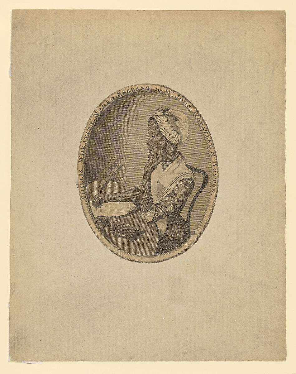 Phillis Wheatley, Attributed to Scipio Moorhead (American, active Boston, 1760–75), Engraving