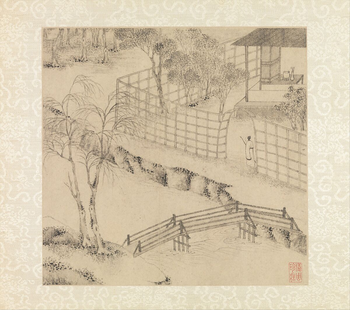 Garden of the Inept Administrator, Wen Zhengming (Chinese, 1470–1559), Album of eight leaves; ink on paper, China
