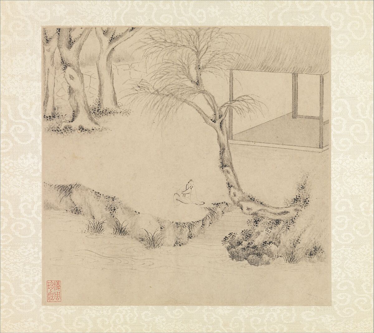 Garden of the Inept Administrator, Wen Zhengming (Chinese, 1470–1559), Album of eight leaves; ink on paper, China