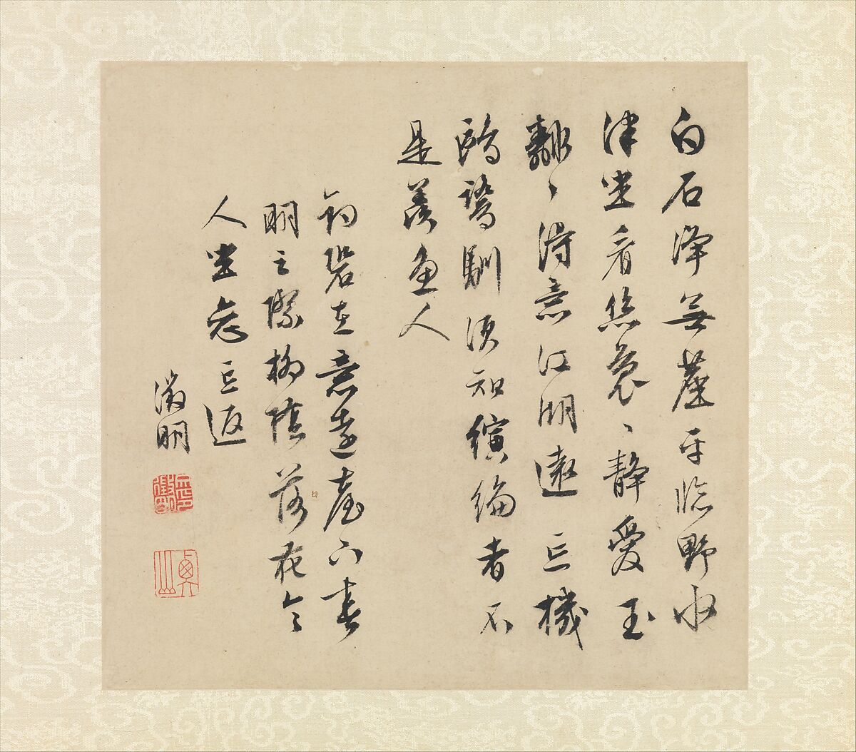 Garden of the Inept Administrator, Wen Zhengming (Chinese, 1470–1559), Album of eight leaves; ink on paper, China