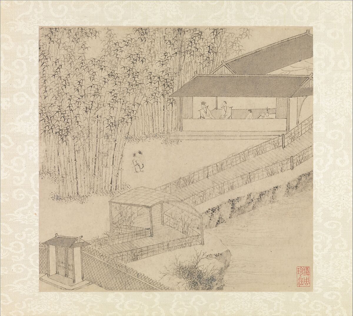 Garden of the Inept Administrator, Wen Zhengming (Chinese, 1470–1559), Album of eight leaves; ink on paper, China