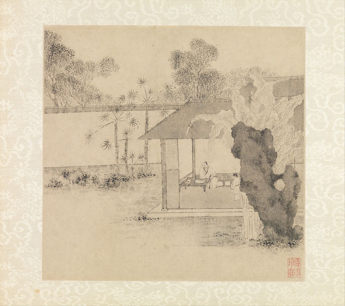 Garden of the Inept Administrator, Wen Zhengming (Chinese, 1470–1559), Album of eight leaves; ink on paper, China