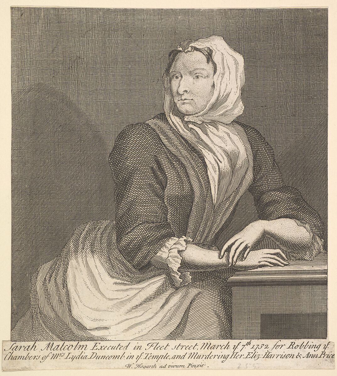 Sarah Malcolm, After William Hogarth (British, London 1697–1764 London), Etching and engraving 