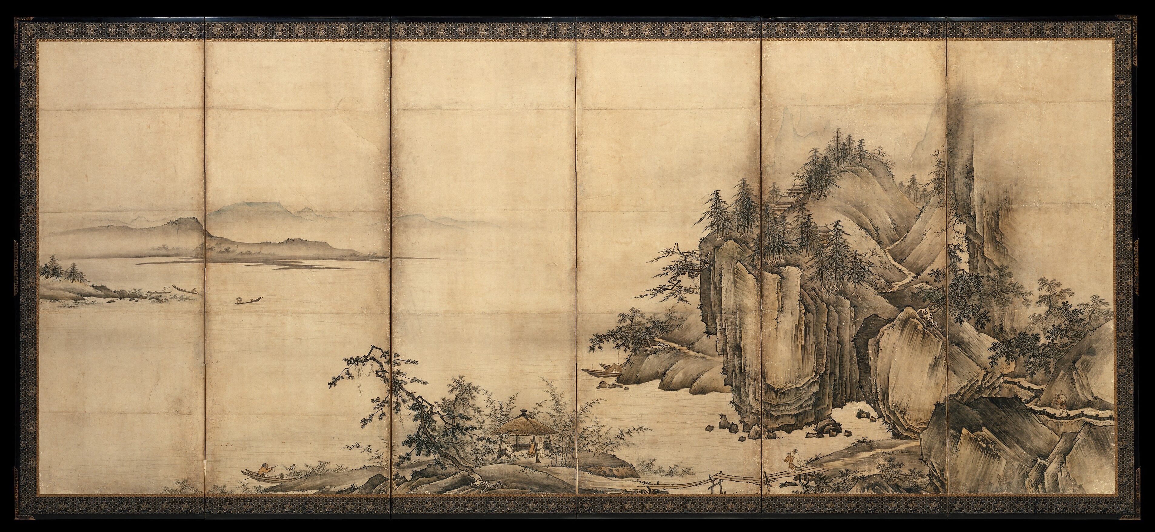Attributed to Kano Chōkichi - Landscape of the Four Seasons
