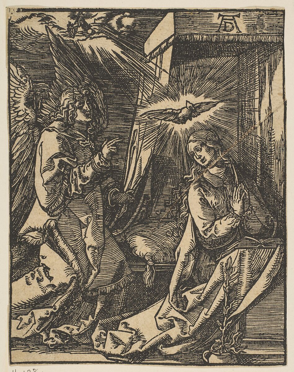 The Annunciation, from "The Small Passion" (copy), After Albrecht Dürer (German, Nuremberg 1471–1528 Nuremberg), Woodcut 
