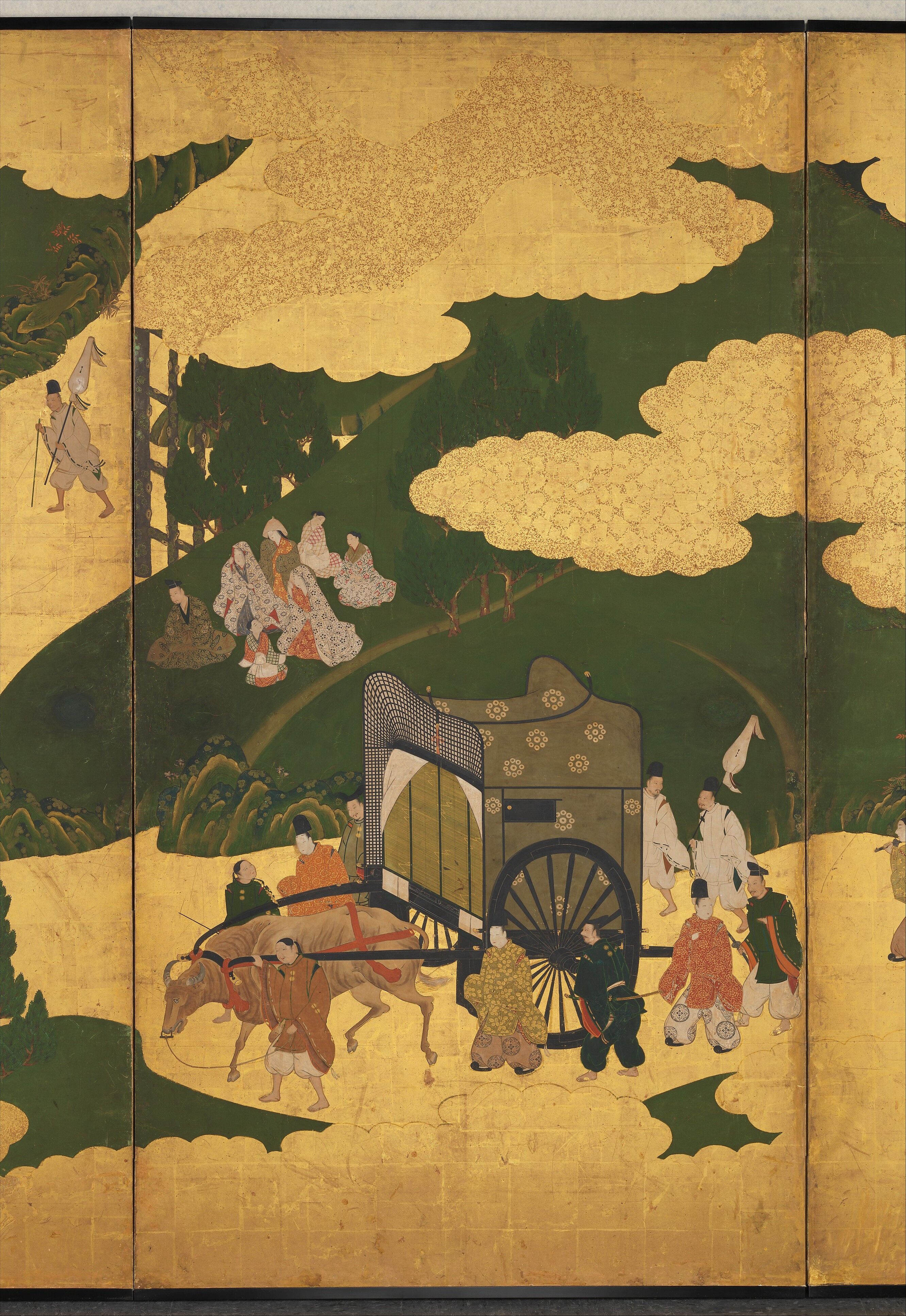 Tosa Mitsuyoshi - “An Imperial Excursion” (Miyuki), “A Boat Cast