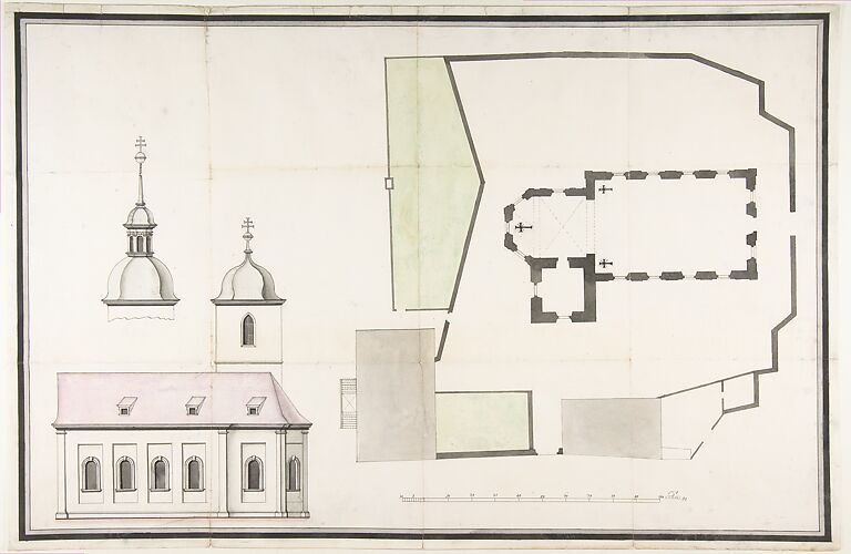 Design for the Parish Church of Merkershausen