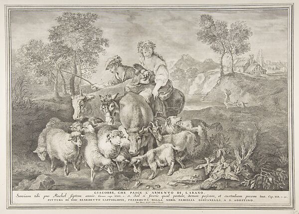 Jacob tending Laban's flock (Giacobbe, che pasce l'armento di Labano)