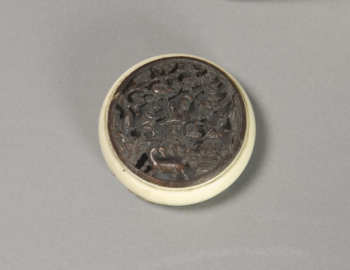 Cricket Cage, Gourd with coconut shell and ivory, China