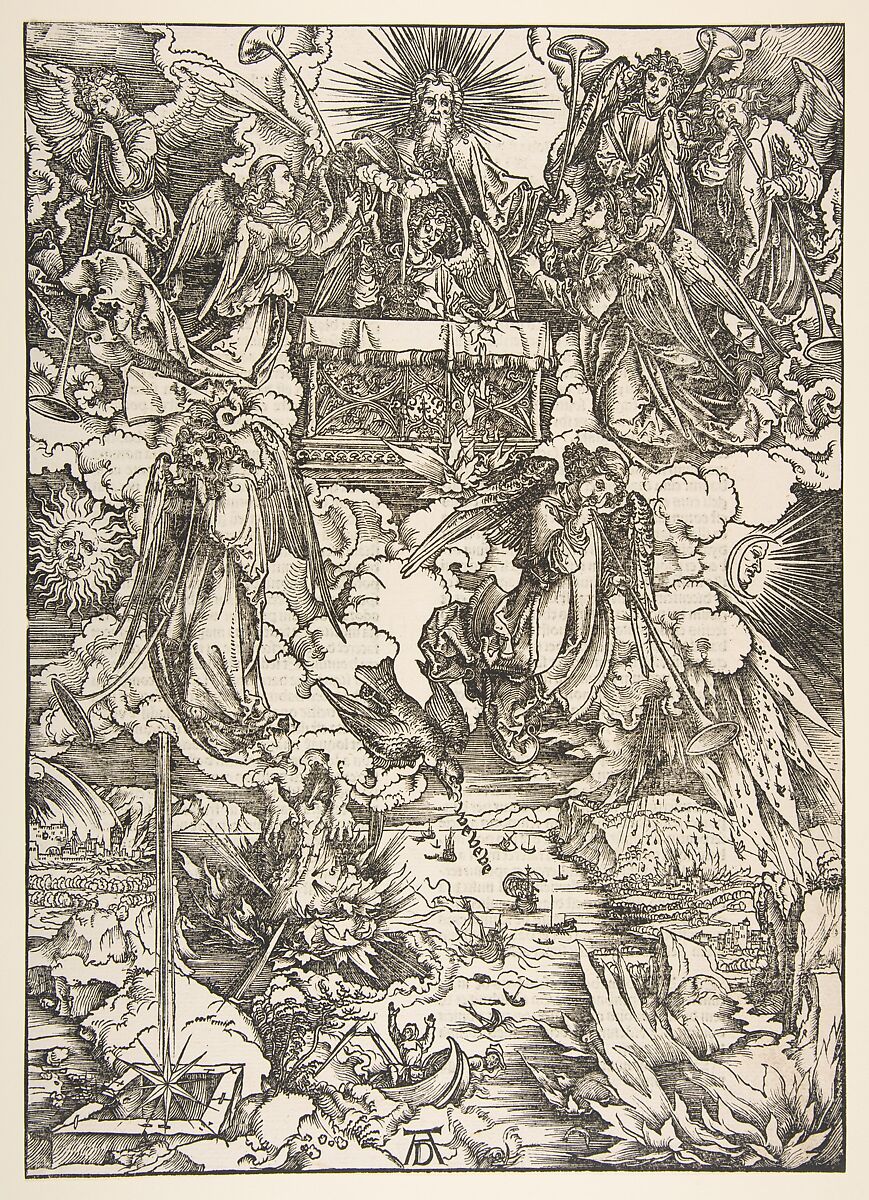 The Opening of the Seventh Seal, from The Apocalypse, Albrecht Dürer (German, Nuremberg 1471–1528 Nuremberg), Woodcut 