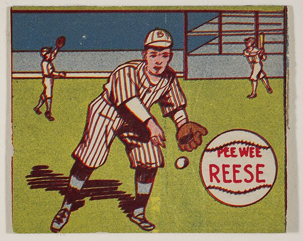 Pee Wee Reese, from the series Baseball Stars (R302-1), Issued by Michael Pressner and Co. (New York), Commercial lithograph 