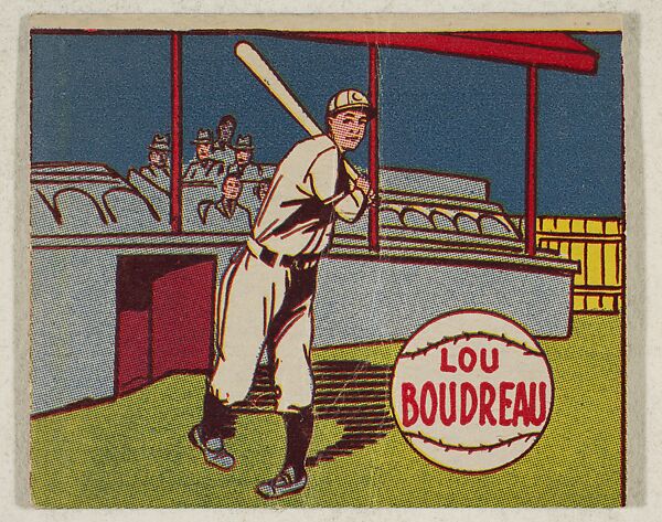 Lou Boudreau, from the series Baseball Stars (R302-1), Issued by Michael Pressner and Co. (New York), Commercial lithograph 